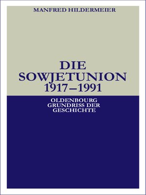 cover image of Die Sowjetunion